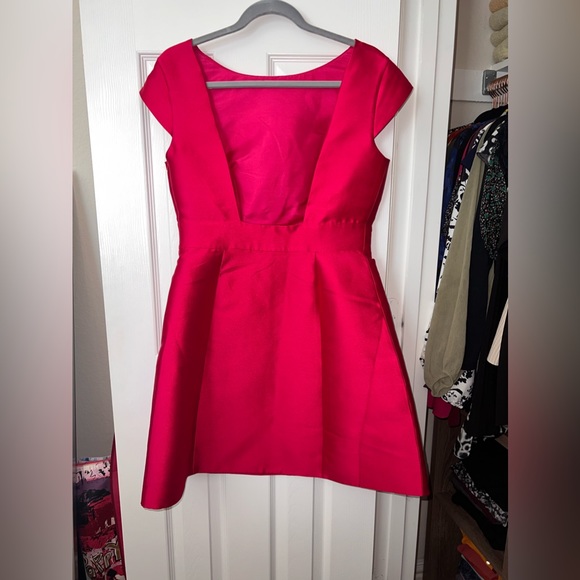Kate Spade Pink Backless Mini Dress in Full Bloom, Size 8, NWT - Picture 3 of 5
